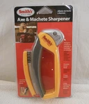New Smith Axe And Machete Sharpener & Cleaning Brush ( Item # 50429 ). Fixed Price $7.99.