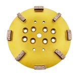 10" Pro Concrete Diamond Grinding Head Disc Plate, 25GRIT Curved Rectangle.... Fixed Price $167.23.