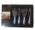 Prodyne Froma Stainless Steel Gourmet 3 Cheese Knives + Fork With Faces! :) New. Fixed Price $18.99.