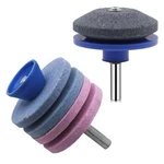 Torsor 2 Pack Lawn Mower Blade Sharpener Single/quad Layer Grinding Blue,pink. Fixed Price $13.21.