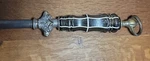 Antique Dick Knife Steel Double Oxen Guard Rare. Fixed Price $950.00.