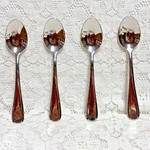 Mikasa Bravo Teaspoons 6 1/2" Stainless Steel 18/10 Glossy Set Of 4. Fixed Price $26.86.