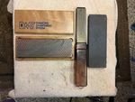Dmt W6F 600 Grit Whetstone +duo 4 Sharpener W/handle &. Fixed Price $48.95.