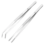 Kitchen Tweezers Stainless Steel 12 Inch Long Tongs, Heavy Duty Larg.... Fixed Price $18.54.