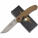 Ontario Rat Ii Coyote Brown G10 Handle Linerlock Folder Pocket Knife D2 Tool. Fixed Price $49.95.