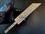 Jayger Handmade Seax Blank Damascus Steel Blade Heat Treated Knife Making. Fixed Price $49.99.