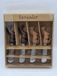 Supreme Running Horses Stainless Steel Spreaders Set Of 4 Equestrian New. Fixed Price $17.00.