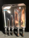 Sharper Image 9-PC Rose Gold Essential Knife SET-4 Knives& 1 Sharpener. Fixed Price $45.00.