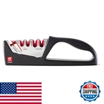 Zwilling Razor-sharp 4-STAGE Pull Through Knife Sharpener Shear. Fixed Price $186.20.