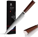 Slicing Knife 8 Inch Damascus VG-10 Super Steel 67-LAYER. Fixed Price $94.01.