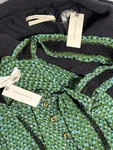 Anthropologie Set Green Bardot Tank 6 Nwt & Black Knit Stretch Skirt Szm. Fixed Price $24.99.