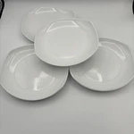 Dansk Classic Fjord White Salad Plates 1/2" X 8" (set Of 4). Fixed Price $69.00.