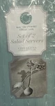 Nib Martha Stewart Set Of 2 Park Leaves Songbirds Salad Servers. Fixed Price $17.99.