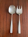 Lauffer Japan Bedford Serving Salad Utensils Spoon Fork Set Of 2. Fixed Price $55.00.