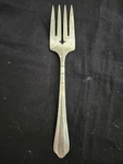 Vintage Tudor Plate Oneida Community Serving Meat Fork Silver 8.5". Fixed Price $8.00.