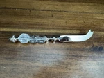 Crystal Beaded Handle Cheese Knife Stainless Steel Serving Wedding. Fixed Price $14.99.