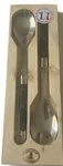 Laguiole Jean Dubost Salad Server Set Of 2PC Abs Black Handles -thiers France. Fixed Price $24.99.
