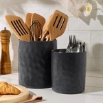 Ocean Utensil Holder, 7.2"+5.8" Ceramic Kitchen For Countertop.... Fixed Price $57.43.
