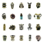 Knife Lanyards Skull Bead Brass Paracord Pendant Rope For Spyderco Diy Tool Edc. Fixed Price $19.99.