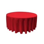 La Linen Polyester Poplin Round Tablecloth, 120-INCHES. Made Usa. Fixed Price $28.99.