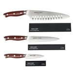 Ergo Crimson Series 6PC Knife Set Chef, Boning Utility, Paring /edge Guards. Fixed Price $158.99.