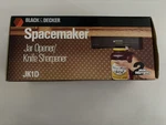 Vintage Black & Decker JK1D Spacemaker Jar Opener Knife Sharpener. Fixed Price $15.29.