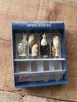 Warren Kimble Cat Cheese Dip Spreaders Set Of 4 In Box Boston Warehouse Vtg 2001. Fixed Price $10.00.