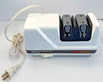 Chef's Choice Diamond Sharpener 320 Flexhone Strop Electric Knife. Fixed Price $25.00.