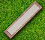 Eze-lap Diamond Sharpener Sharpening Fine Surface Mounted Walnut Non-skid Block. Fixed Price $23.89.