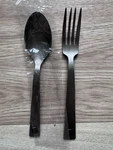 Restoration Hardware Hammered Steel Rivet Fork & Spoon 7 Jefferson Mack. Fixed Price $24.95.
