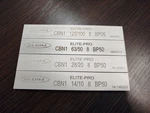 The Set /aldim 4/CBN Mff Elite-pro Sharpening Stones, 150-25-7-3 200%. Fixed Price $425.31.