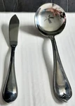 Reed & Barton Select Oval Thread 175TH Anniversary Ladle Spoon And Butter Knife. Fixed Price $12.00.