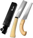 Kakuri Japanese Nata Tool Knife 6.5" And Pruning Saw Set. Fixed Price $63.36.