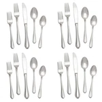 Gorham Melon Bud 18/10 Stainless Steel 20PC. Flatware Set (service For Four). Fixed Price $179.99.