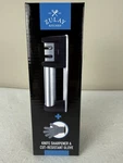 Zulay Kitchen Knife Sharpener With Cut Resistant Glove Two Stage Coarse Fine New. Fixed Price $16.99.
