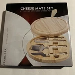 Franmara Cheese Mate Set With Four Stainless Tools 10 1/2". Fixed Price $14.99.