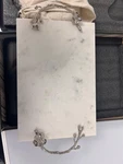 Michael Adam White Orchid Cheeseboard With Knife. Fixed Price $170.00.