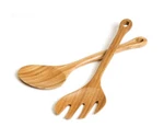 Lipper International Bamboo Wood Hanging Salad Servers, 12" Long, One Pair. Fixed Price $13.88.