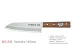 Kanetsune Seki Japan KC-311 Santoku Stainless Steel Damascus 165MM Kitchen Knife. Fixed Price $63.00.