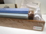 Sthof New Knife Sharpener Sealed Nib Tri-hone Stones Kit. Fixed Price $68.00.