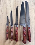 Coltellerie Paolucci Set 5 Knives Forged Steel Italian Made Excellent.. Fixed Price $175.00.