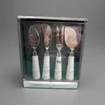Threshold Cheese Knife Set White Marble 4 Piece New In Box. Fixed Price $17.99.