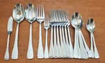 Oneida Surge Dinner Salad Fork Teaspoon 20 Pcs Set Stainless Flatware. Fixed Price $101.90.