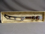 Cypress Home By Evergreen Cheese Knife, Original Box W/ Glass Beading On Handle. Fixed Price $20.00.