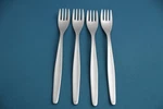 Wmf Cromargan Laurel Salad Forks (set Of 4) Triangle Germany 7". Fixed Price $33.14.