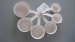 Prepworks By Progressive Measuring Cups, White - Set Of 6. Fixed Price $11.50.