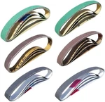 24 Pcs 1/2" X 10" Replacement Belt Kit For Work Combo Knife Sharpener.... Fixed Price $16.84.