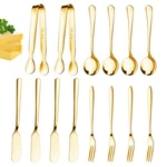 Cheese Butter Spreader Knife Set Charcuterie Utensils Stainless Steel Forks. Fixed Price $24.05.