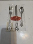 Reed & Barton Duchess Of Marlborough 3 Piece Set Dinner Fork, Knife Teaspoon. Fixed Price $20.00.