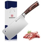 Keemake 7" Cleaver Knife German High Carbon Stainless Steel Meat Chopper. Fixed Price $84.18.